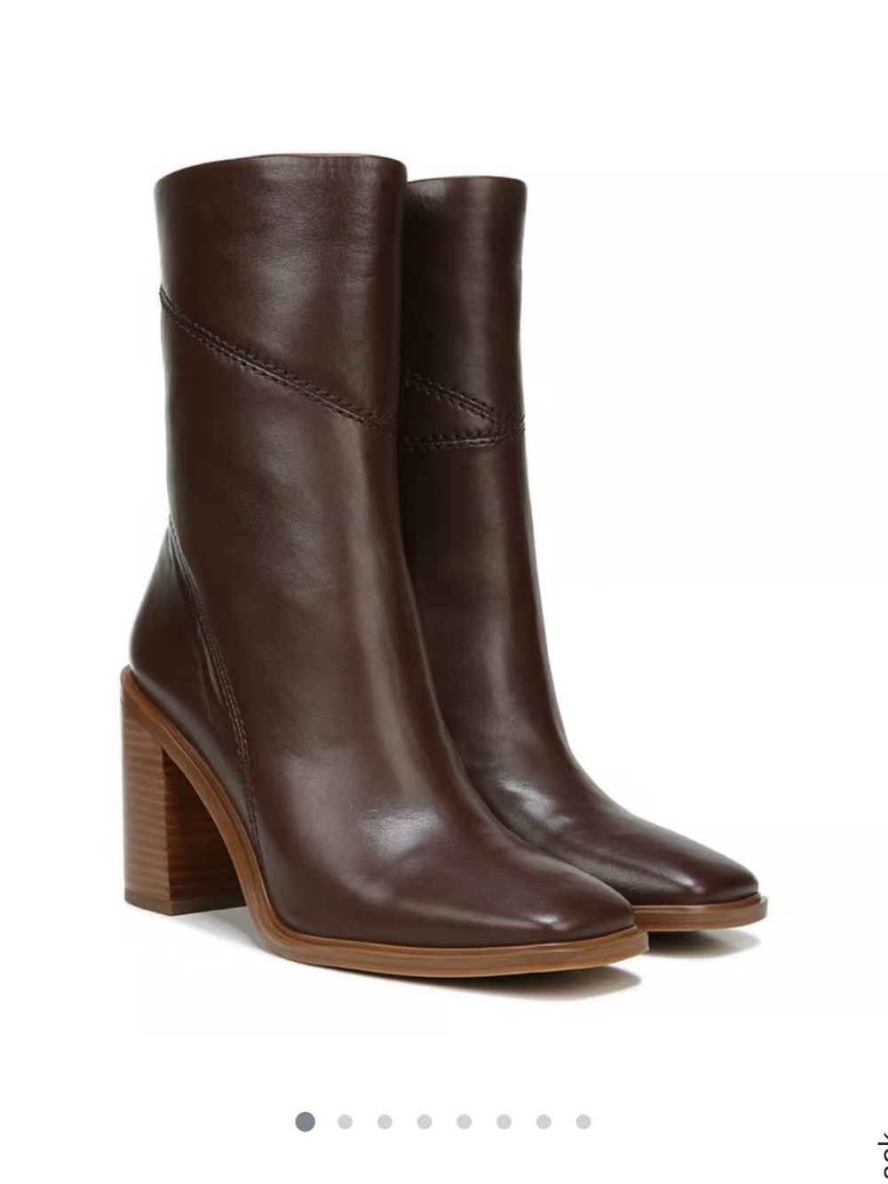 Franco Sarto Stevie Bootie Dark Brown